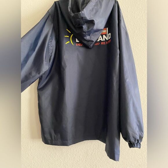 Lego Legoland Deutschland Resort Navy Jacket Wind Breaker Youth XL Extra Large - Picture 2 of 5